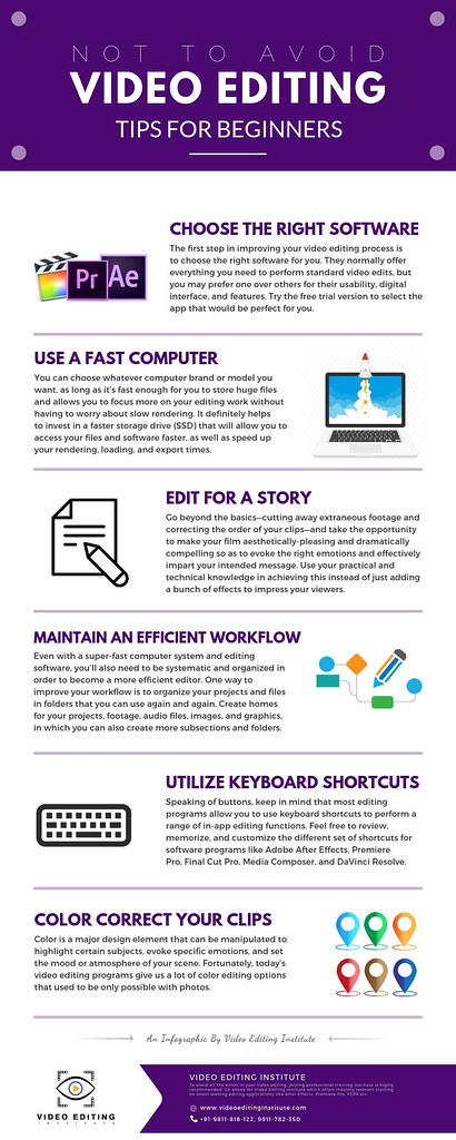 Not to Avoid Video Editing Tips for Beginners | Comprehend t… | Flickr