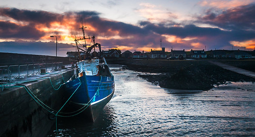 sunken fishing boat ocean venture ballyhalbert harbour county down northern ireland sadhulk ronnielmills landscape photography