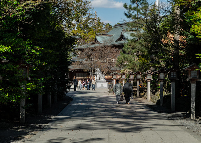 Shrine visit wearing Kimono