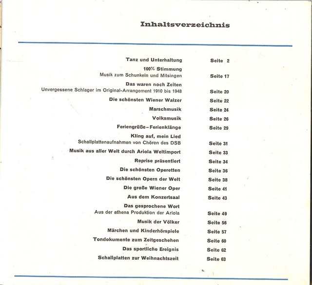 1962 - Dezember - Ariola - Langspielplatten Auslese - Werbe Flyer - Seite 2