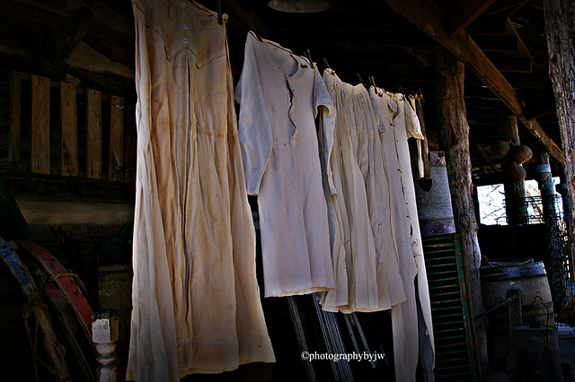 Old Fashioned Clothes Drying