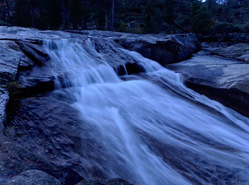 Rancheria Creek by clement.cc, waterfall yosemitenationalpark olympusem1 olympusmzuikodigitaled1240mmf28pro creek bluehour sunrise 