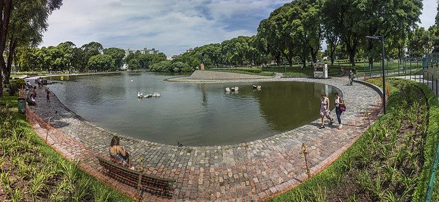 La laguna del Parque Centenario