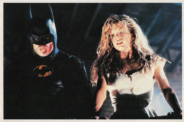 Michael Keaton and Kim Basinger in Batman (1989)