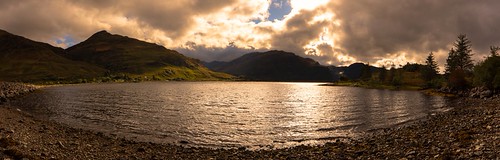 Golden brown by Phil-Gregory, Pano taken at Shiel Bridge Scotland 