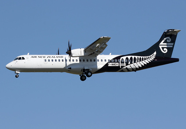 AIR  NEW  ZEALAND / ATR 72-600   F-WWEH   msn 1551 / LFBO - TLS / mars 2019