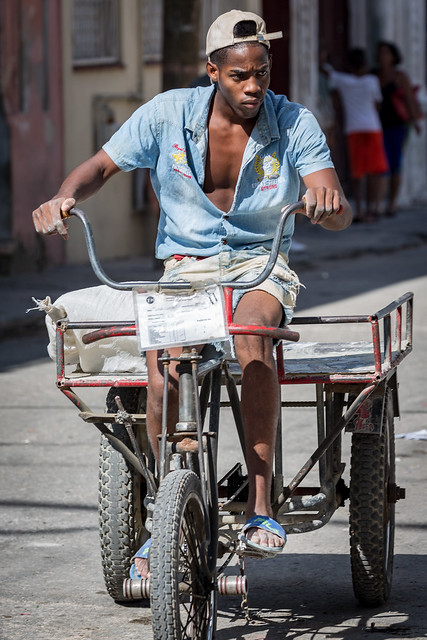 Riding the Trolley Around Havana