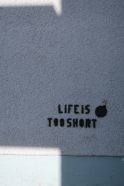 LIFE IS TOO SHORT