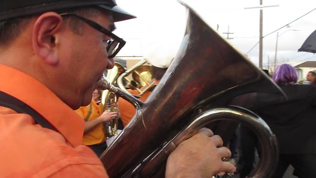 Panorama Brass Band at 'tit Rəx Parade 2019 New Orleans