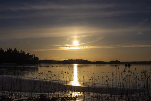 canon6d landscape sea frozen sky clouds sun sunrise kirkkonummi finland nature outdoors