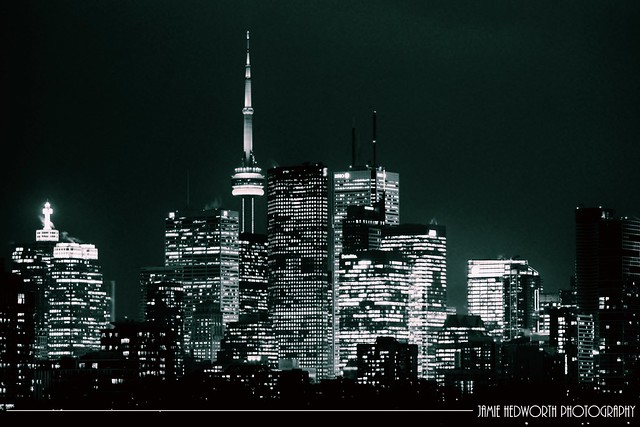 Toronto Skyline in Monochrome