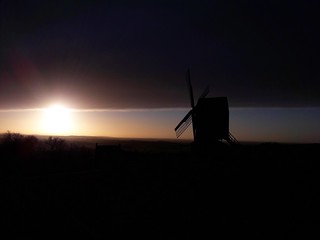 Brill WIndmill Before Sunset