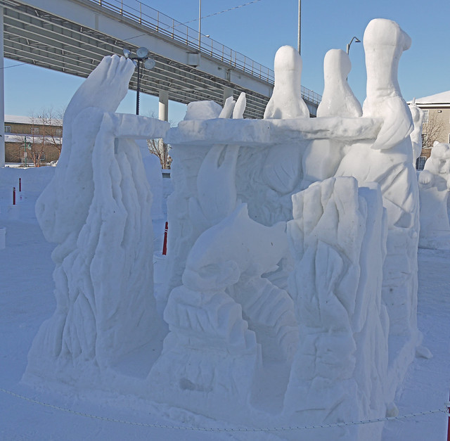 Fur Rondy Snow Sculpture 2019