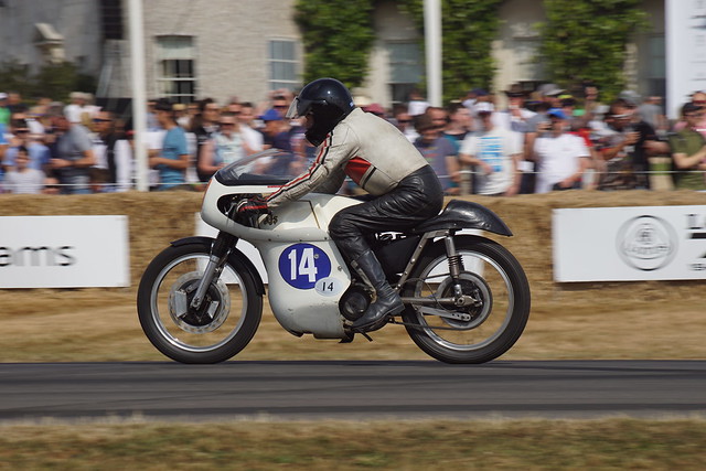 AJS 7R 348cc Single-Cylinder Four-Stroke 1962, Classic Racing Motorcycles, Silver Jubilee, Goodwood Festival of Speed