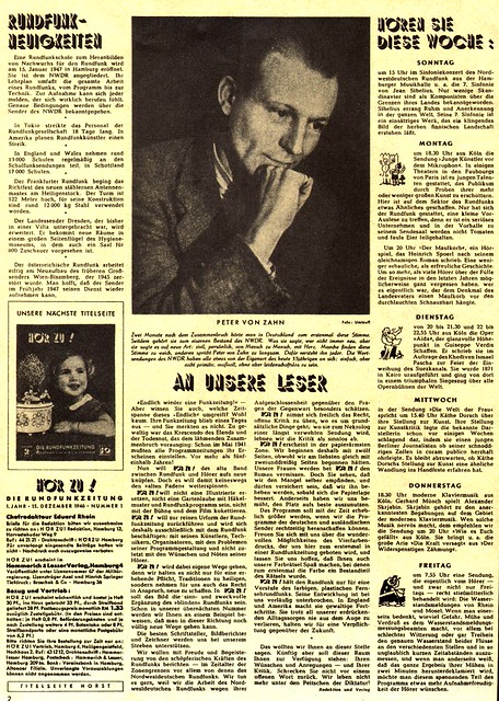 1946 - Hör Zu - Radiozeitung - NR 1 - Seite 2