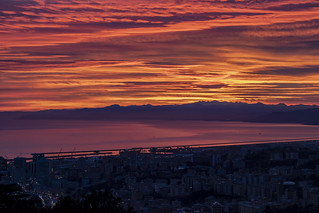 Genova Sunset: view from the Righi Panorama