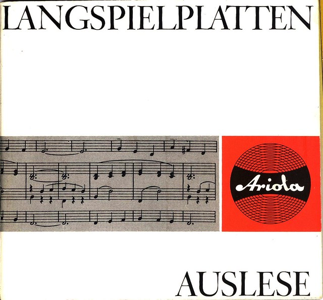 1962 - Dezember - Ariola - Langspielplatten Auslese - Werbe Flyer - Kaufhaus Vetter Mannheim - - Seite 1 - Front