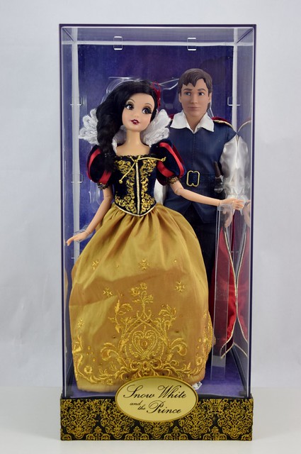 Designer Fairytale Snow White and the Prince Doll Set - #9 of 6000 - Boxed - Slipcover Off - Full Front View
