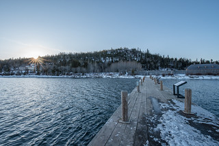 Flickr photo: Grand Portage National Monument Winter Sunset