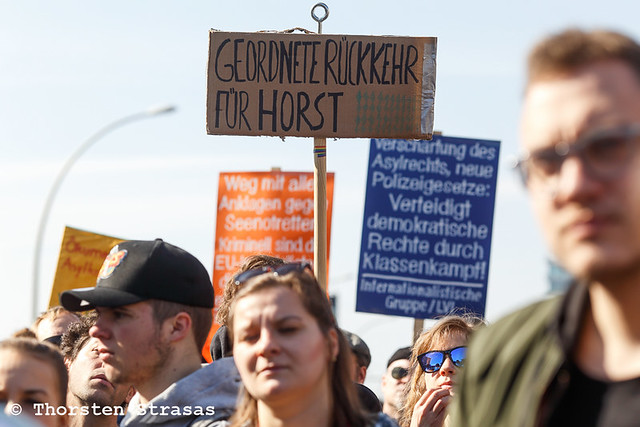 Seebrücke Protest in Berlin gegen Abschottung der EU-Außengrenzen
