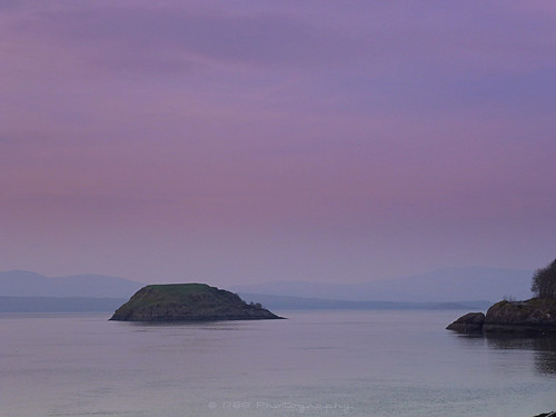 maidenisland island oban scotland sea sky water land seascape colour outdoor nature marine vivid art artwork