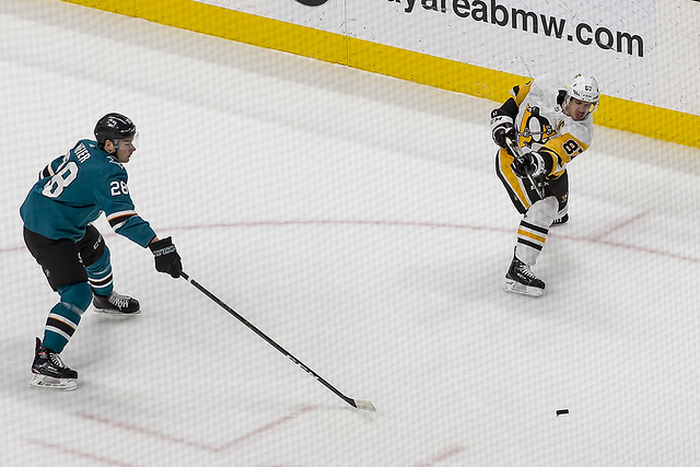 15/365  Sidney Crosby takes a shot on goal