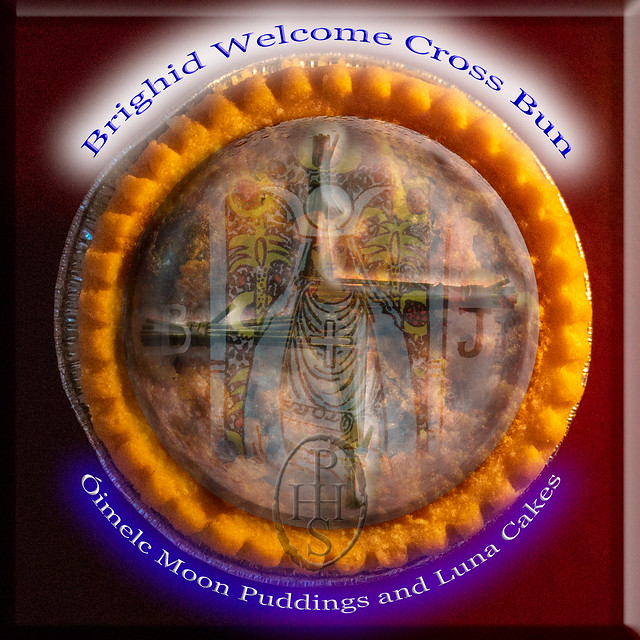 Brighid Welcome Cross Bun Óimelc Moon Puddings and Luna Cakes