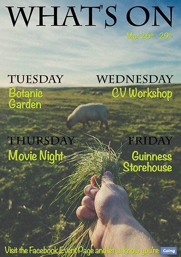 The last week of March is here, and we have some exciting activities ahead! Make sure to join us!