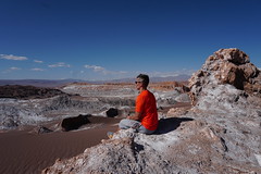 The Valley of the Moon (Valle de la Luna), San Pedro de Atacama, the Atacama Desert, Chile.