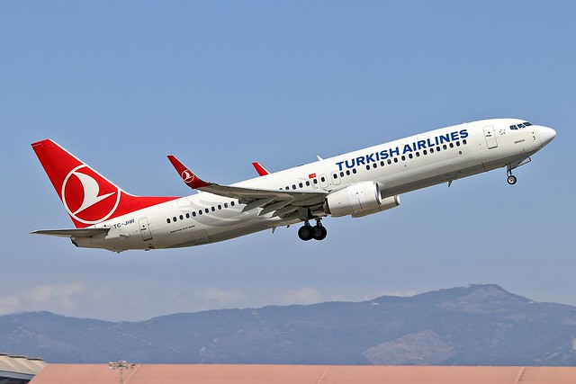 TC-JHR Boeing 737-8F2 Turkish Airlines Named Manisa AGP 25-03-19
