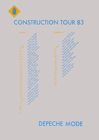 Page 2 - Depeche Mode - Construction Time  Again - 1983 Tour Programme | by Magazone