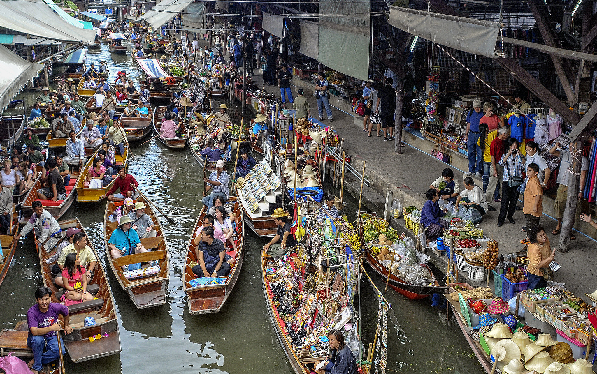 Floating market, Bangkok