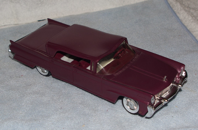 1958 Continental Mark III 4 Door Hardtop Promo Model Car - Claret Metallic
