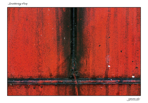 seven six photography abstract abstractphotography art artistic paint cracked crackedpaint bright color colors colorful red black grease dirty weld welding train traincar