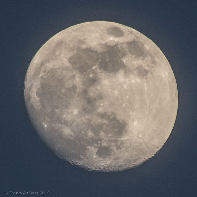 The Moon at Sunset 17/02/2019
