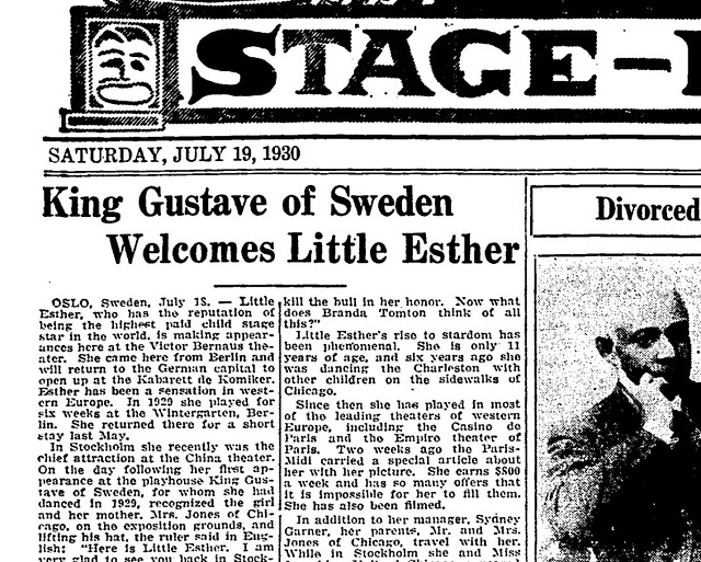 King Gustav of Sweden Welcomes Baby Esther (1930)