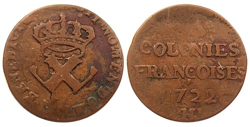 1722-H Copper Nine Deniers