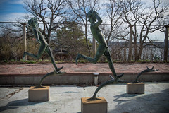 Fun at Millesgården sculpture park