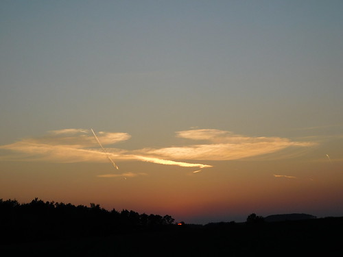 himmel sky wolken clouds landschaft landscape sonnenuntergang sunset sonne sun unterbibrach oberpfalz upper palatinate