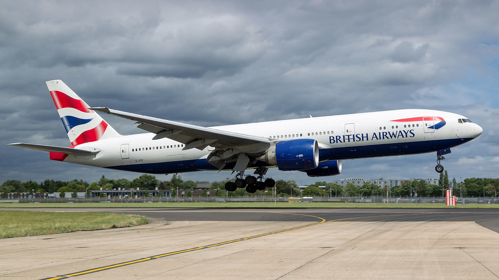 BA 777-236ER. | Landing 09L at Heathrow. | Spencer Wilmot | Flickr