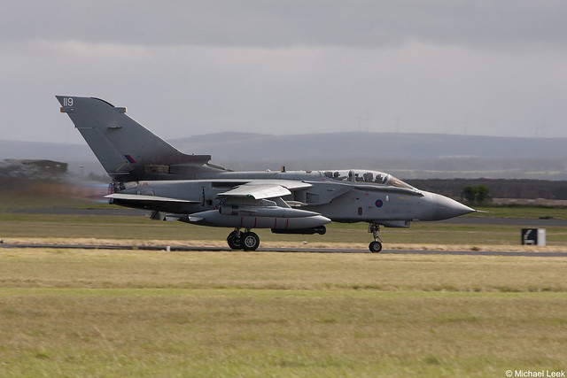 RAF Panavia Tornado GR4 ZG707/119; XV (R) Squadron, RAF Lossiemouth, Scotland
