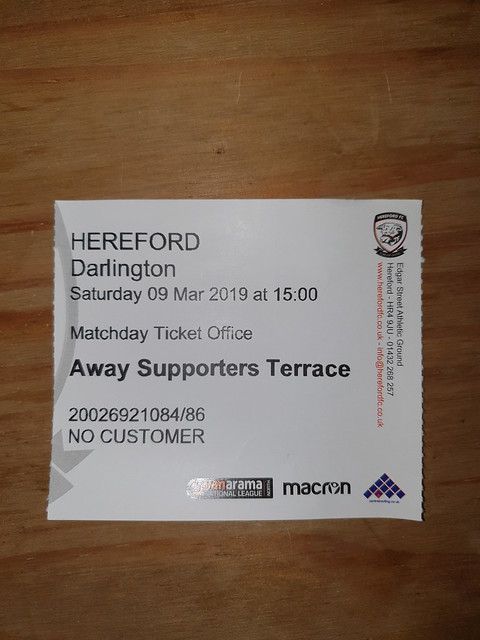 Hereford United v Darlington