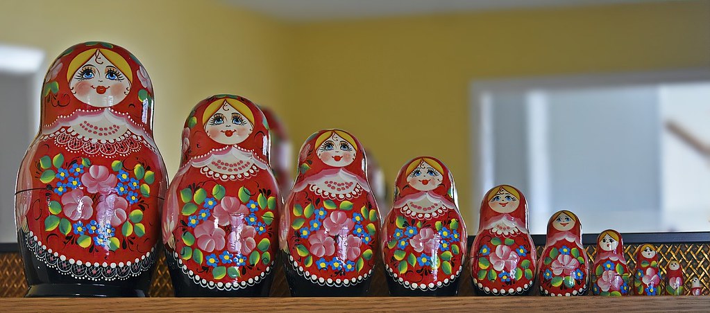 Shopping in Russia: the Matryoshka dolls