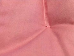 Cuscino letto 50x80 100% BIO rosa+lavanda