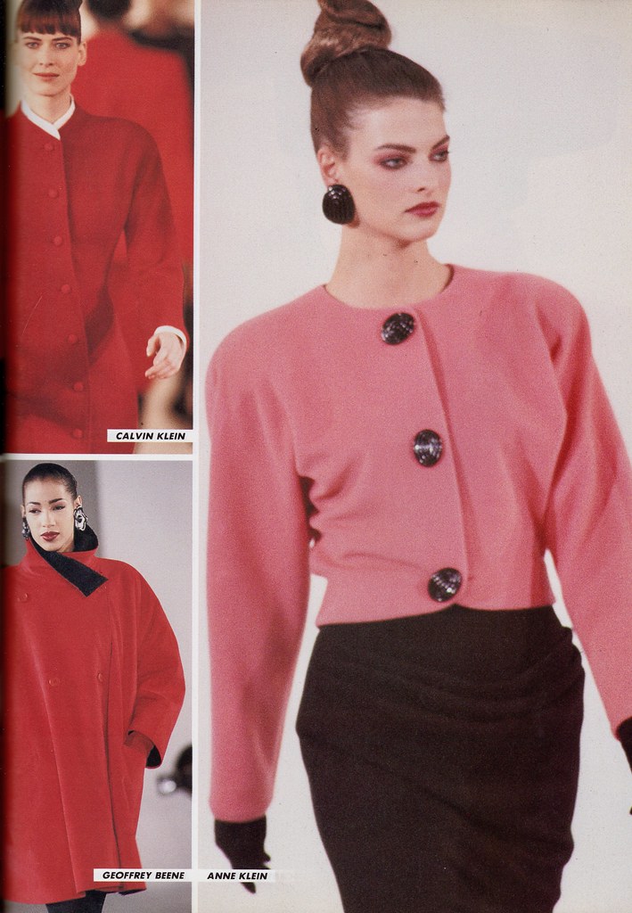 Calvin Klein, Anne Klein and Geoffrey Beene RTW A/W 1988-89 - a photo ...
