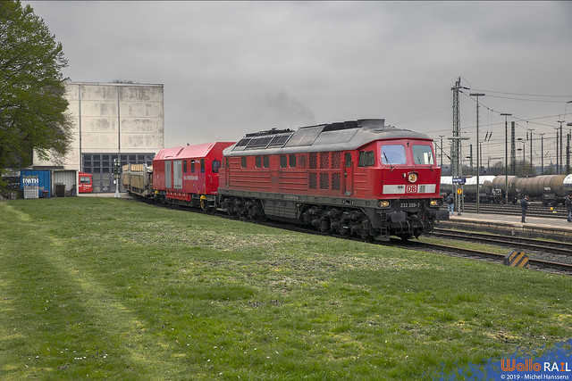 232 209 . DB Cargo . Aachen West . 05.04.19.