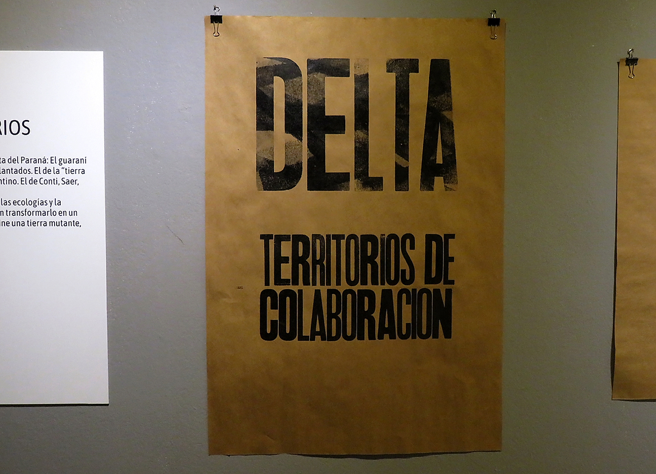 El delta y los imaginarios / Alejandro Meitin y Magia Negra Letterpress