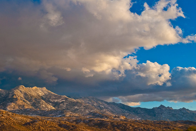 Winter Storm Clouds Over Mt Lemmon, Arizona