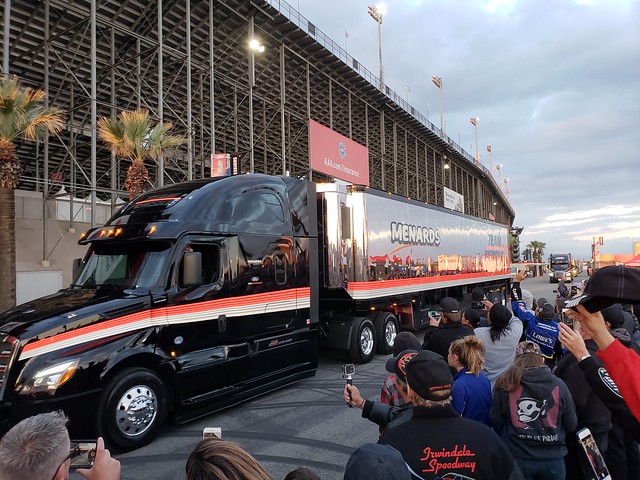 NASCAR Hauler Parade at Auto Club Speedway, March 15, 2018