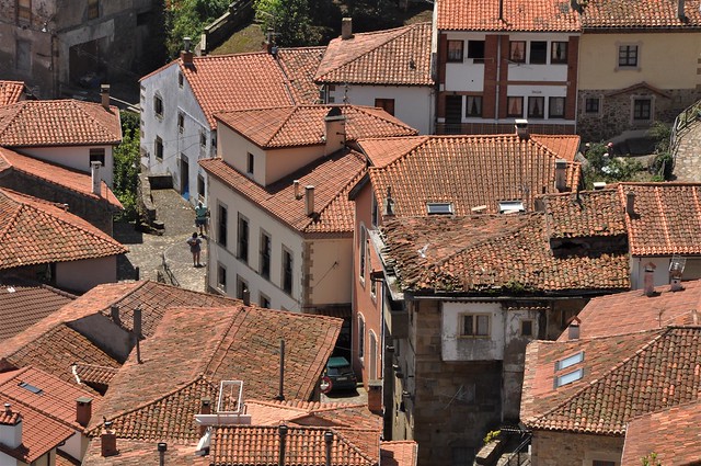 tejados de LASTRES-Asturias